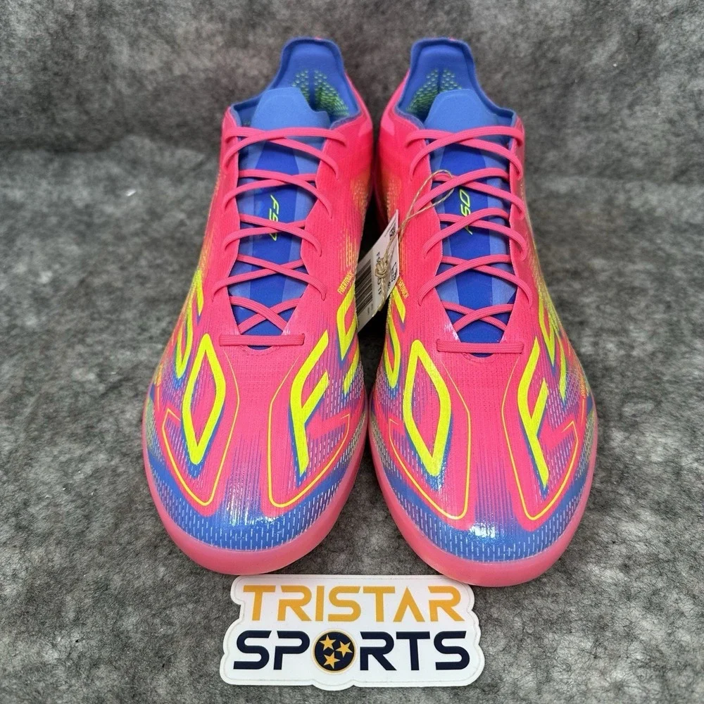 Adidas F50 Pro TF Soccer Shoes Mens Size 7 Blue Pink Mystic Victory Turf JH6416